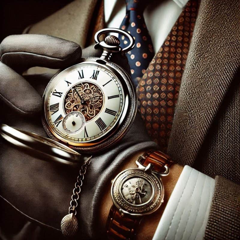 Bär ett fickur med klass och distinktion (1)