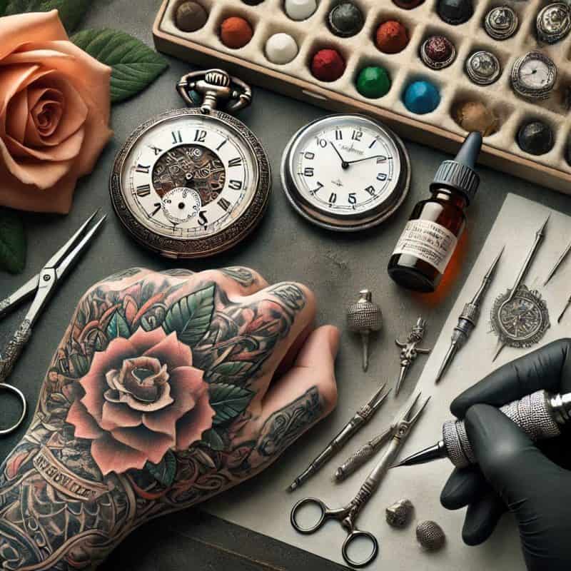 Kortvariga och permanenta tatueringar med fickur_ den kompletta guiden (2)